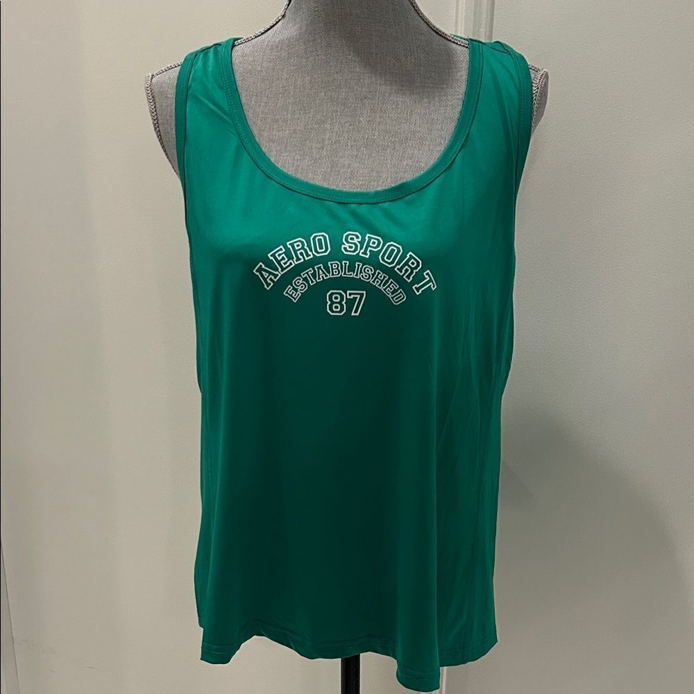 Aero Sport Green Women's Tank Top